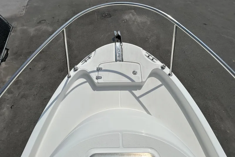 Slide: The Image of Bow deck of a 2006 Boston Whaler 205 Conquest boat. - 25