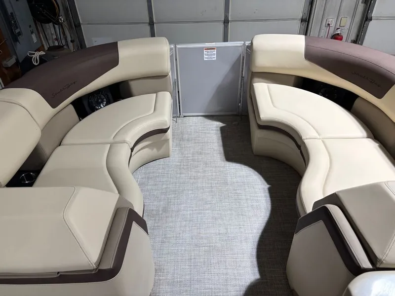 Slide: The Image of Interior of South Bay 500 Series 523SB2 3.0 pontoon boat, 2023 model. - 9