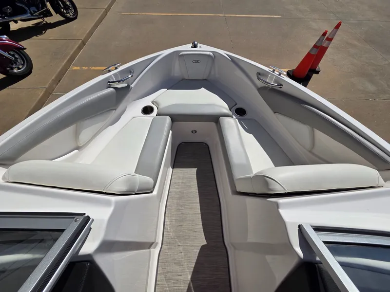 Slide: The Image of Interior view of a 2019 Regal 1900 ES Bowrider boat. - 13