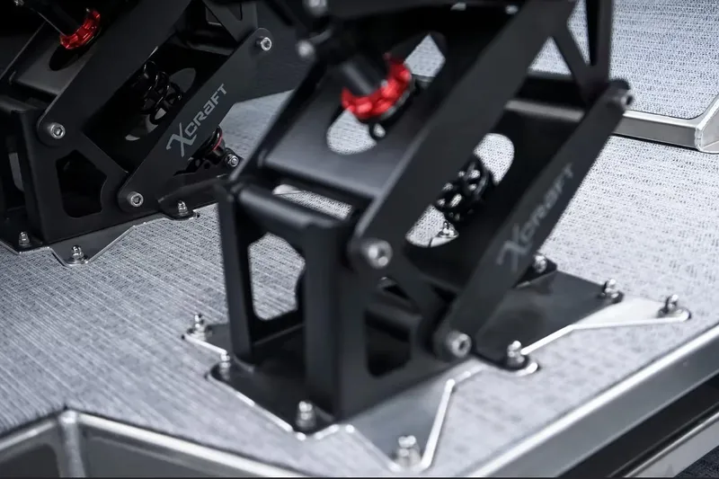 Slide: The Image of Industrial machinery components with "XCraft" branding, featuring robust metal construction and red accents. - 24