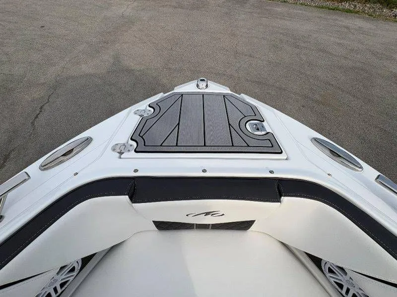 Slide: The Image of Bow view of 2023 Monterey 218SS Super Sport boat. - 16
