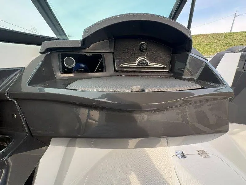 Slide: The Image of Interior view of 2023 Monterey 218SS Super Sport boat. - 19
