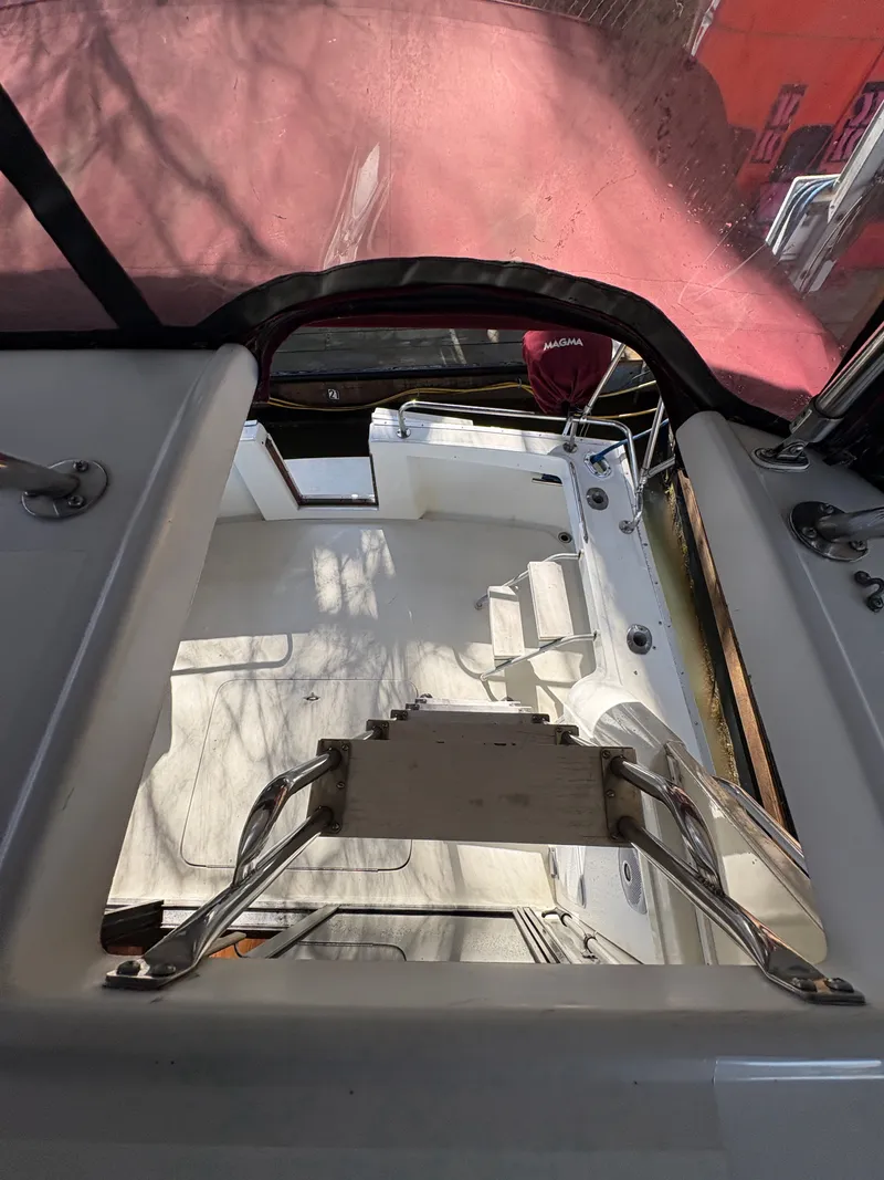 Slide: The Image of Interior view of 1983 Mainship 34 Mark III yacht. - 25