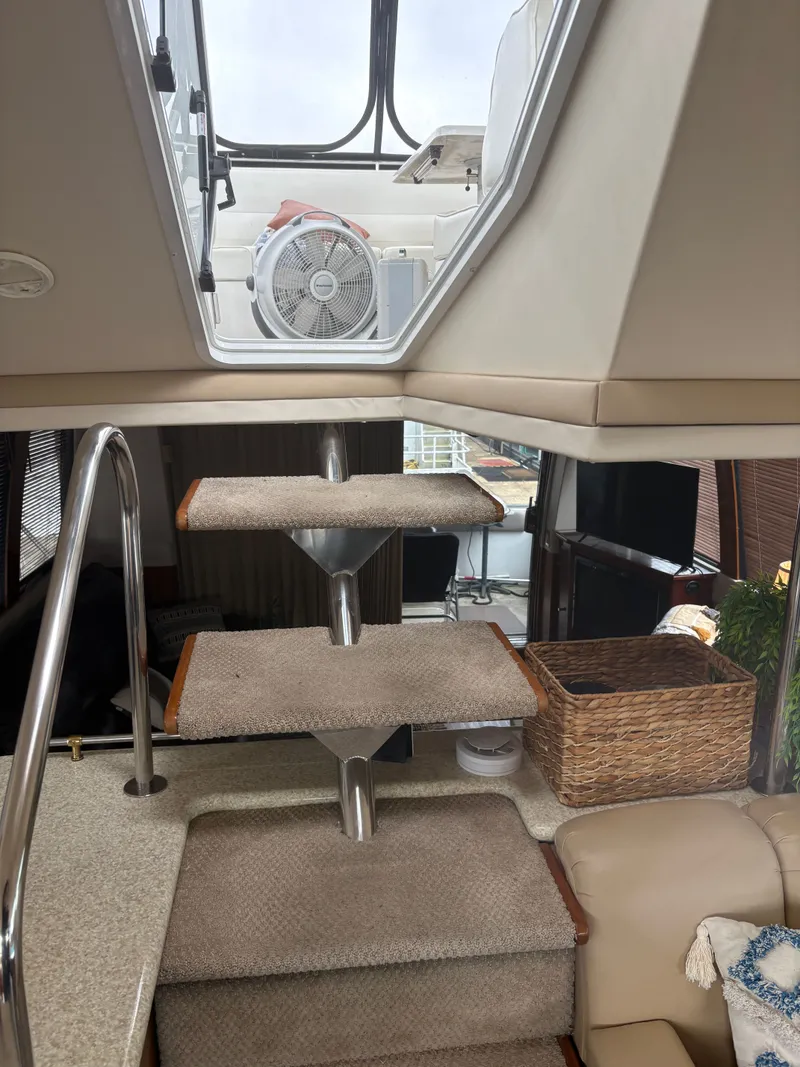 Slide: The Image of Interior of Carver 530 Voyager Pilothouse yacht, year 2000. - 14