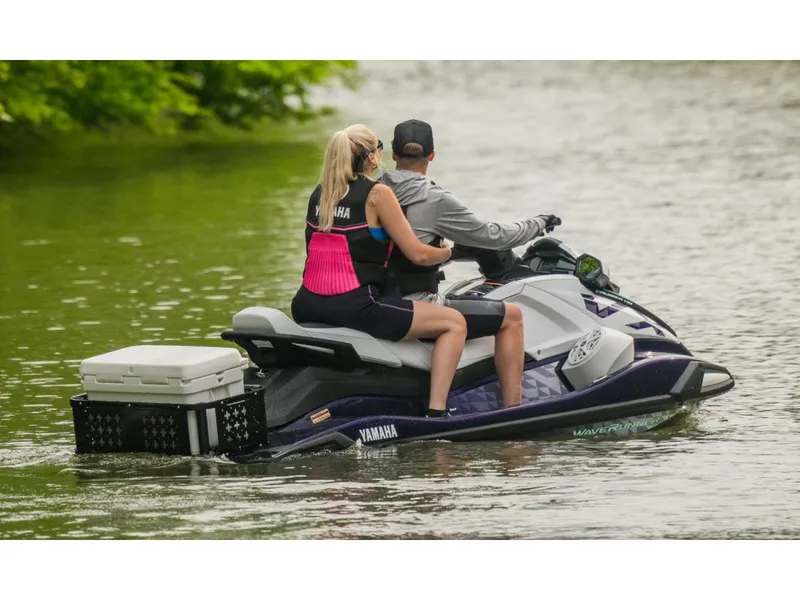 Slide: The Image of 2026 Yamaha VX Cruiser HO with Audio on the water. - 11