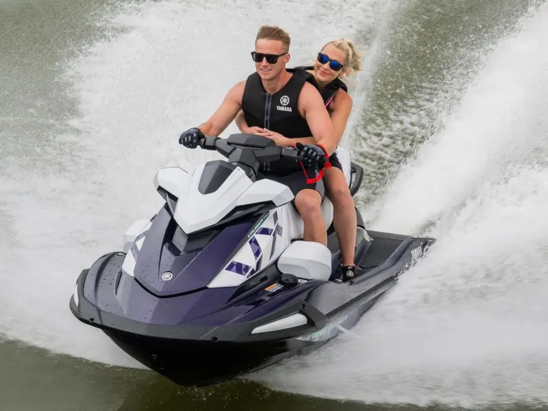 Slide: The Image of 2026 Yamaha VX Cruiser HO with Audio on the water. - 7