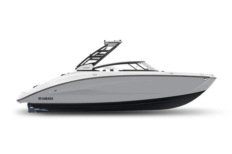 The Image of Manufacturer Provided Image: 2026 Yamaha Boats 252S, sleek white design, side view with modern features. - 0