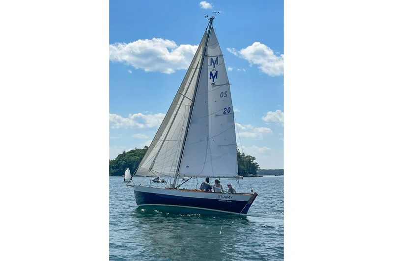 Slide: The Image of Sailing yacht Morris Frances 26, 1988 model, cruising on a sunny day. - 29