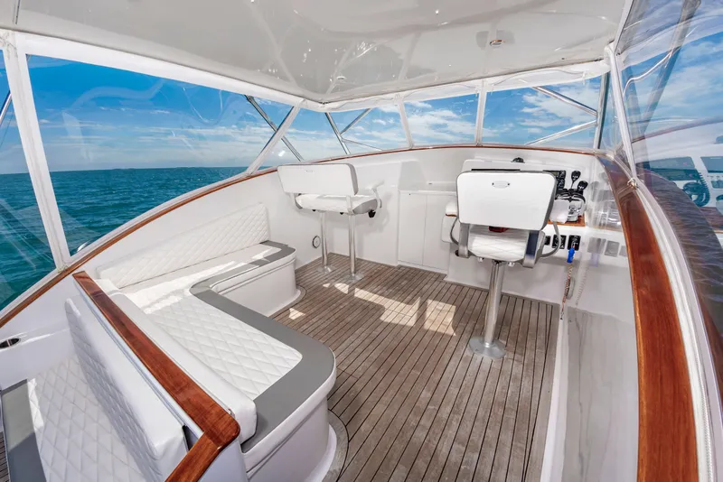 Slide: The Image of Interior of 2009 Custom Carolina 36 Express yacht. - 14