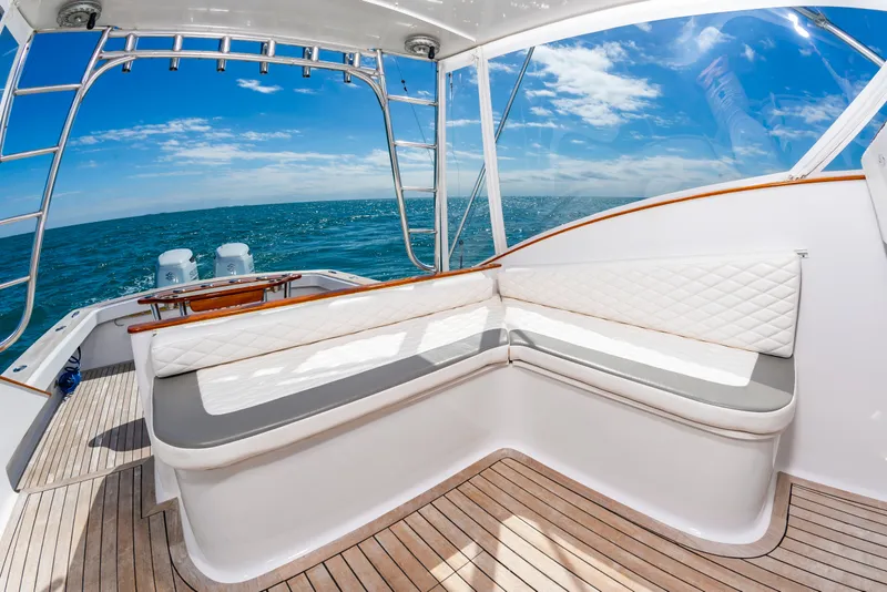 Slide: The Image of Custom Carolina 36 Express 2009 with ocean view and seating area. - 20