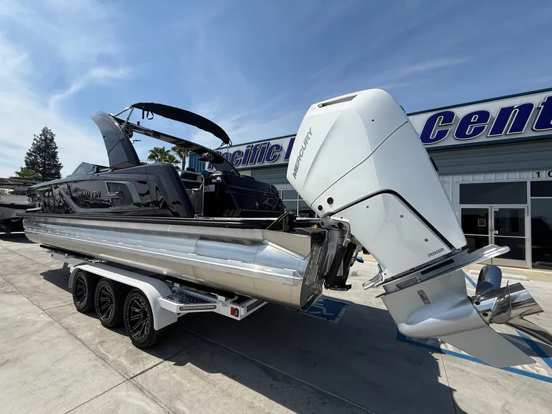 Slide: The Image of Avalon Excalibur Carbon Series Elite Windshield - 27 FT w/ Twin 400HP Mercury V10's! 2026 - 13