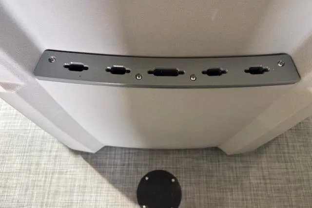 Slide: The Image of 2026 Princecraft Sportfisher 21-2RS boat rod holders on a sleek, modern panel. - 17