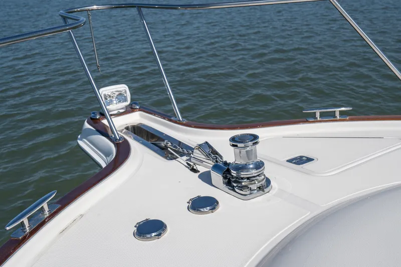 Slide: The Image of Tiara Yachts 3100 Coronet 2012 bow view on water. - 27