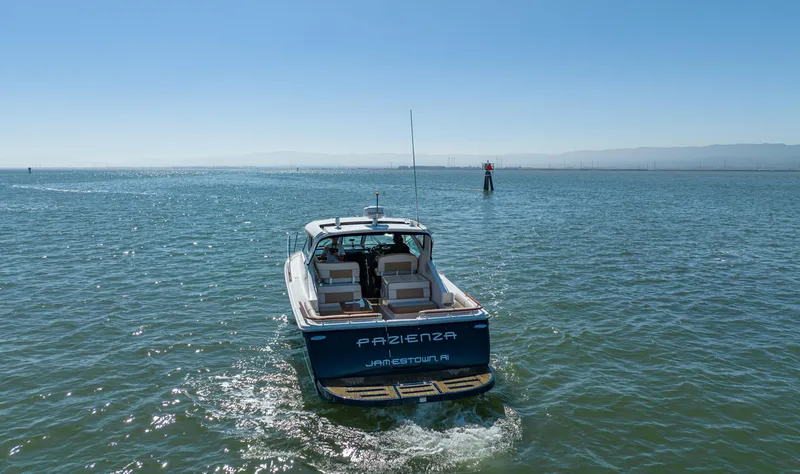 Slide: The Image of Tiara Yachts 3100 Coronet 2012 cruising on open water. - 30