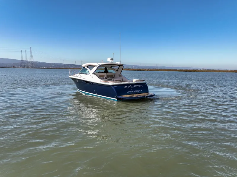 Slide: The Image of 2012 Tiara Yachts 3100 Coronet on calm waters. - 34