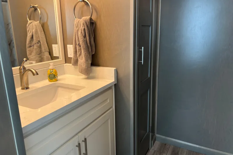 Slide: The Image of Modern bathroom in 2026 Sumerset Luxe II with sleek vanity and elegant fixtures. - 23