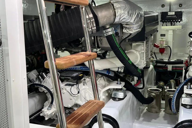 Slide: The Image of Engine room of 2026 Vicem 55 Classic yacht, featuring advanced machinery and equipment. - 18