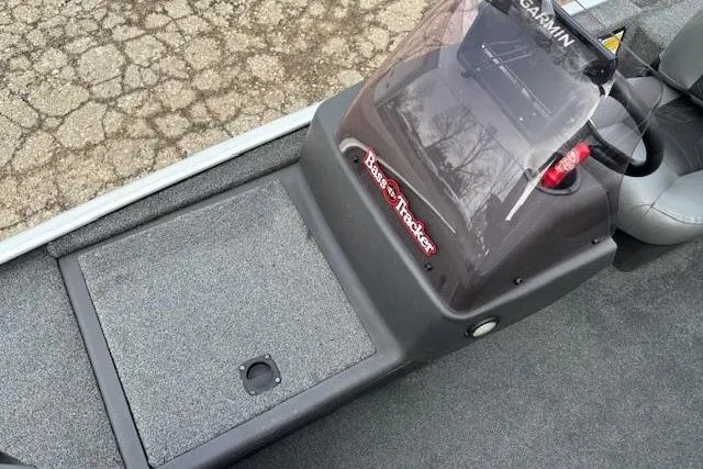 Slide: The Image of 2019 Tracker Bass Tracker Classic XL boat interior with console and seating. - 11