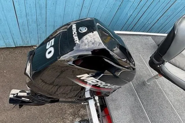 Slide: The Image of Mercury 50 outboard motor on 2019 Tracker Bass Tracker Classic XL boat. - 21