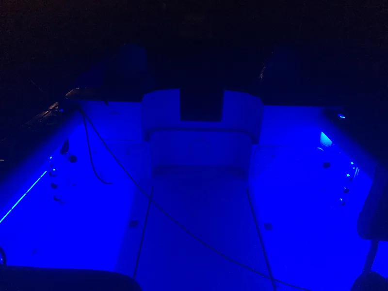 Slide: The Image of Glacier Bay 2670 Isle Runner 2000 with blue LED lighting. - 42