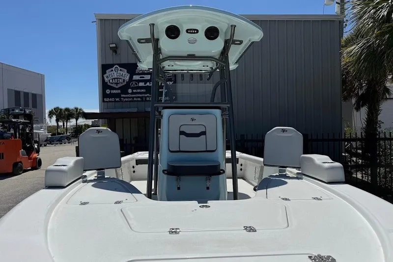 Slide: The Image of 2026 Sea Pro 230 Bay boat at West Coast Marine dealership. - 3
