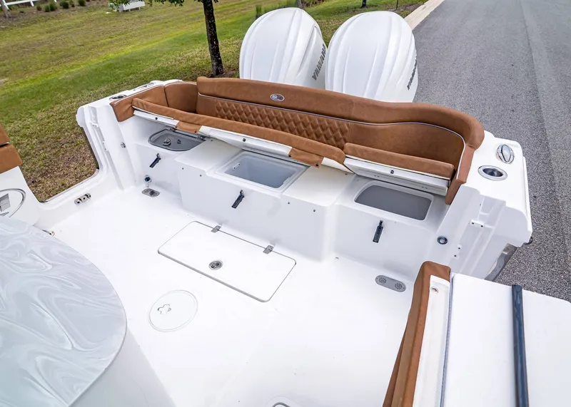 Slide: The Image of Interior of Sea Hunt ULTRA 305 CB boat, model year 2026. - 12