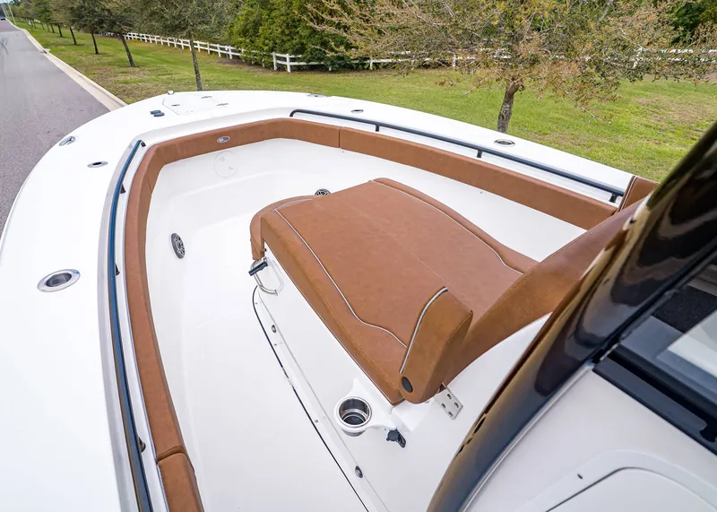 Slide: The Image of Interior view of Sea Hunt ULTRA 305 CB boat, model year 2026. - 28