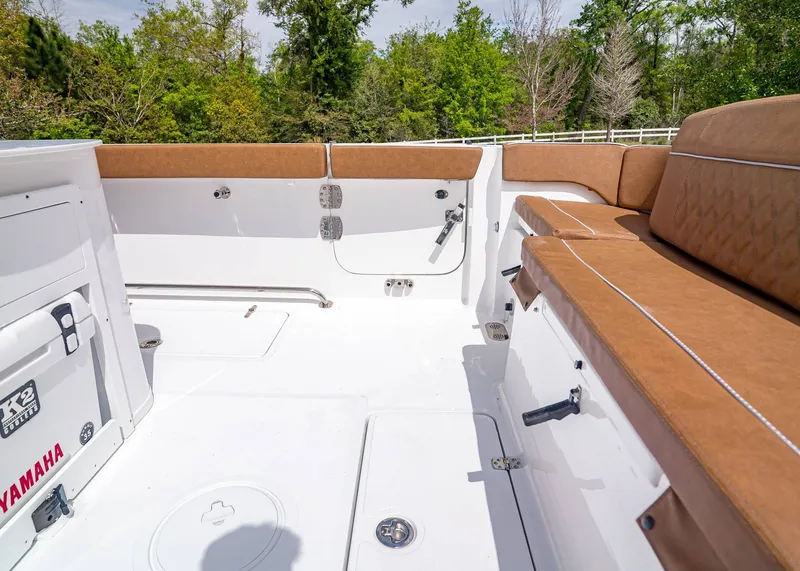 Slide: The Image of Interior of Sea Hunt ULTRA 305 CB boat, model year 2026. - 7