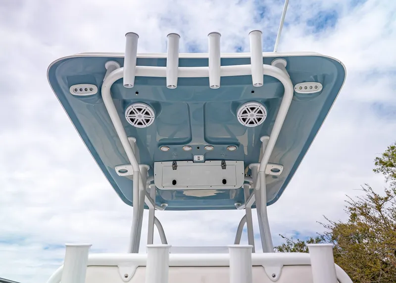 Slide: The Image of View of T-top on a 2026 Sea Hunt Ultra 229 boat. - 12