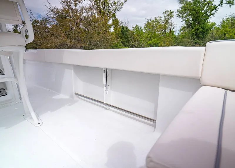 Slide: The Image of Interior of Sea Hunt Ultra 229 boat, model year 2026. - 9