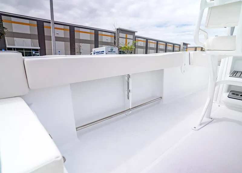 Slide: The Image of Interior view of Sea Hunt Ultra 229 boat, model year 2026. - 10