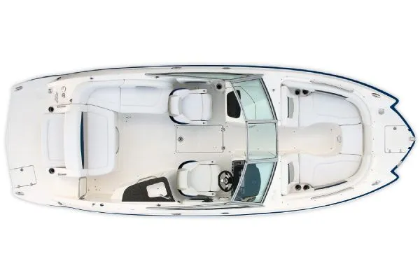 Slide: The Image of Manufacturer Provided Image: 2011 Chaparral 244 Sunesta boat interior layout, top view. - 15