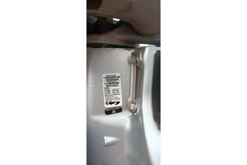 Slide: The Image of Label on 2024 Ranger 2500LS engine, displaying model and specifications. - 93