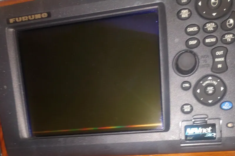Slide: The Image of Furuno navigation system on 1989 Grand Banks 36 Classic. - 29
