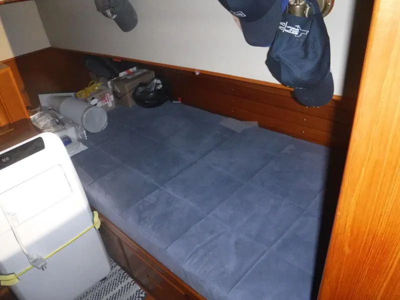 Slide: The Image of Interior of a 1989 Grand Banks 36 Classic yacht with sleeping area. - 49