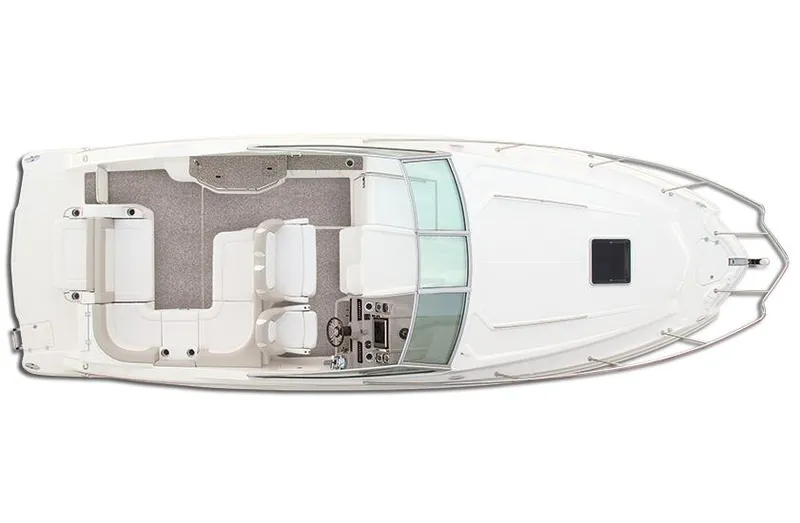 Slide: The Image of Manufacturer Provided Image: Top view of a 2015 Chaparral 330 Signature boat layout. - 35