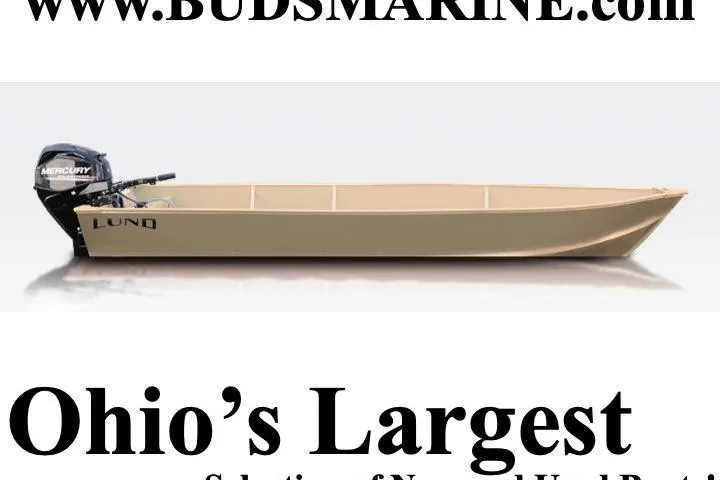Slide: The Image of Manufacturer Provided Image: 2026 Lund SSV-16 boat interior with open storage compartments on calm water. - 2