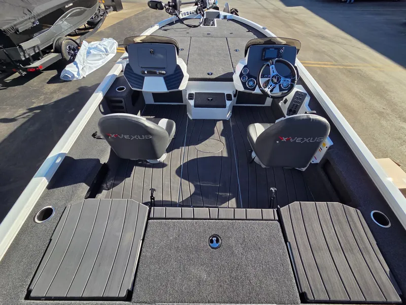 Slide: The Image of Interior view of 2026 Vexus Boats AVX1985s with console and seating. - 33
