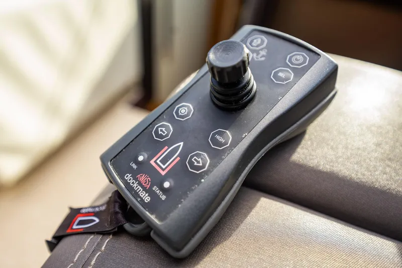 Slide: The Image of Joystick control for 2013 Prestige 500S yacht, featuring Dockmate system. - 47