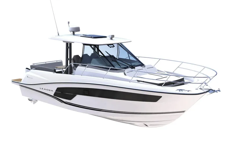 The Image of Manufacturer Provided Image: 2025 Jeanneau Leader 10.5 WA Series 2 boat, sleek design, white exterior, modern features. - 0
