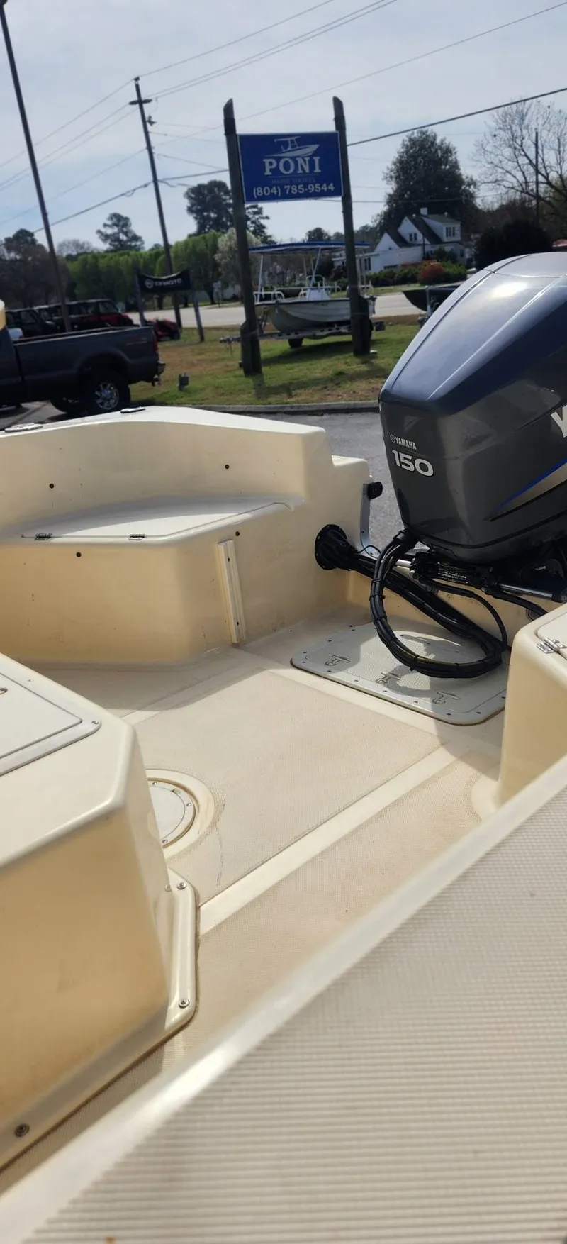 Slide: The Image of 2003 KenCraft Challenger 206 boat with Yamaha 150 engine. - 4