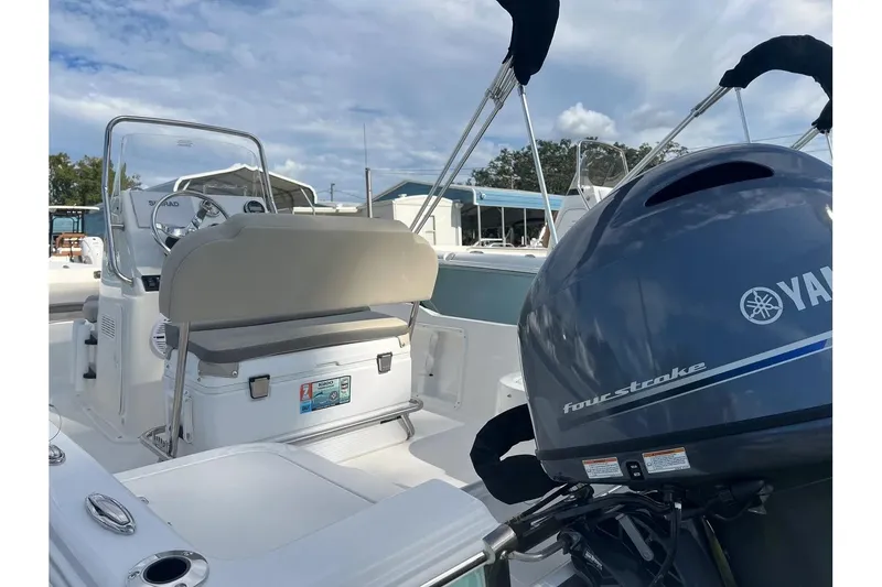 Slide: The Image of 2026 Key West 1720 Center Console boat with Yamaha four-stroke engine. - 7