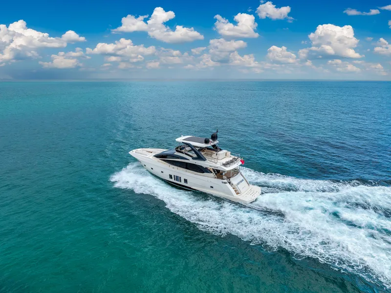Slide: The Image of Luxury Astondoa 72 GLX yacht cruising on open sea, 2013 model. - 23