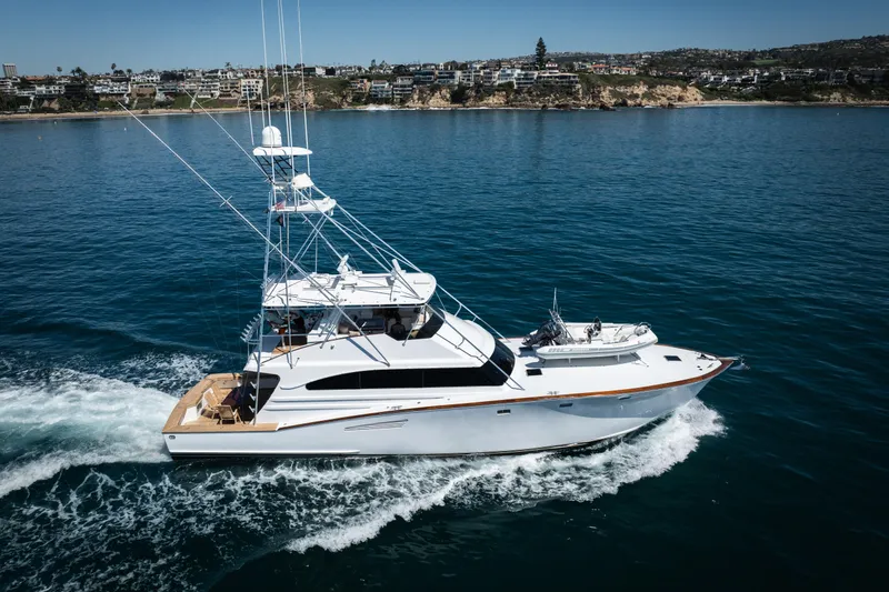 Slide: The Image of Engine room of a 1993 Lydia Sportfisher with Detroit Diesel marine power components. - 10