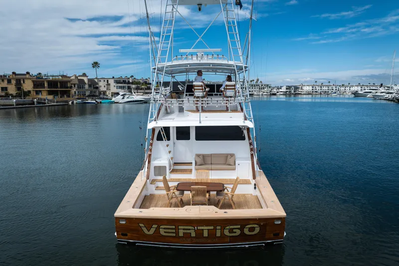 Slide: The Image of Polished wood surface on Lydia Sportfisher 1993 yacht. - 12