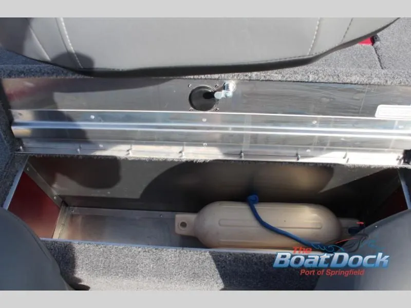 Slide: The Image of Storage compartment in Pro 170 boat, 2022 model, with fender. - 14
