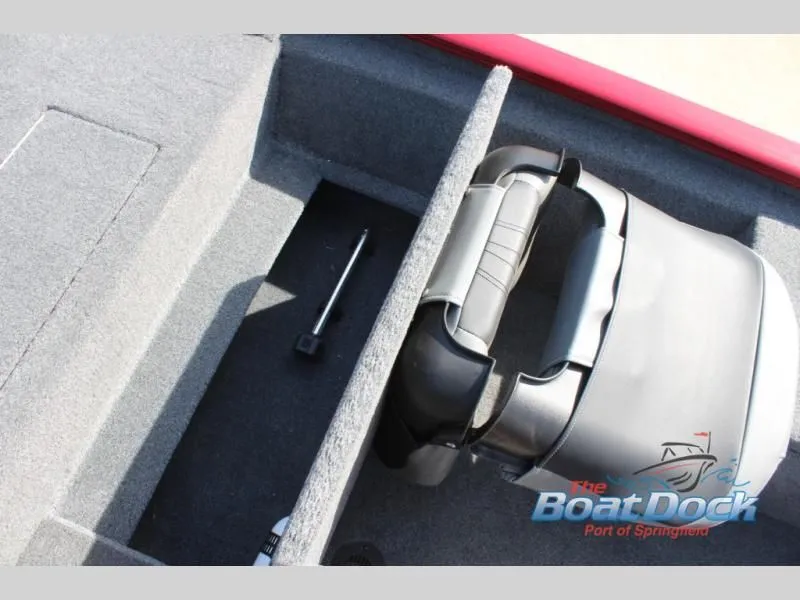 Slide: The Image of Interior of Pro 170 boat with storage and tool. - 15