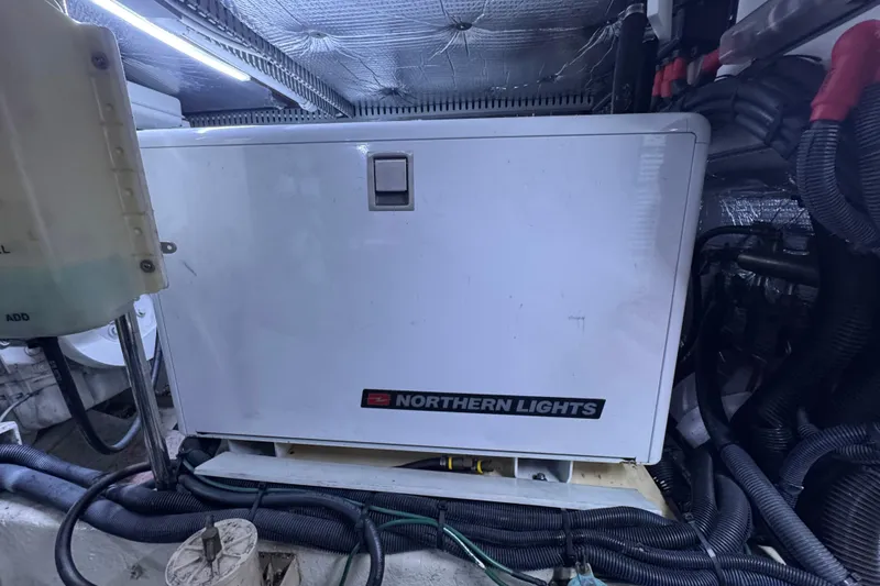Slide: The Image of Engine room of 1987 Lien Hwa 47 Cockpit Motoryacht with Northern Lights generator. - 33