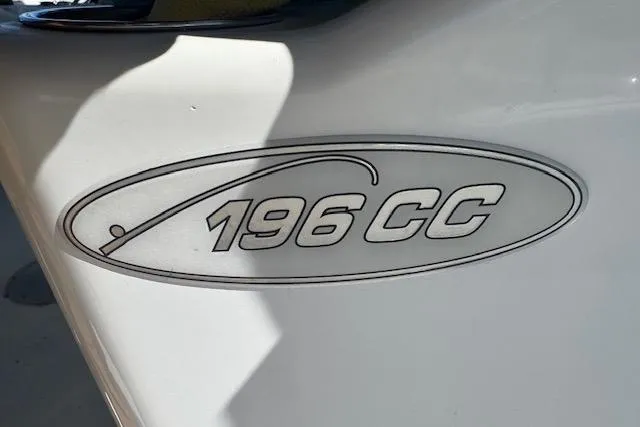 Slide: The Image of Sea Pro 196 Center Console 2006 boat logo on white surface. - 4