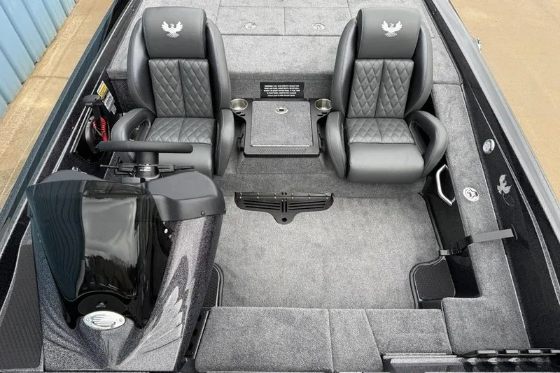 Slide: The Image of 2026 Phoenix 721 ZXL boat interior with dual seats and steering console. - 17